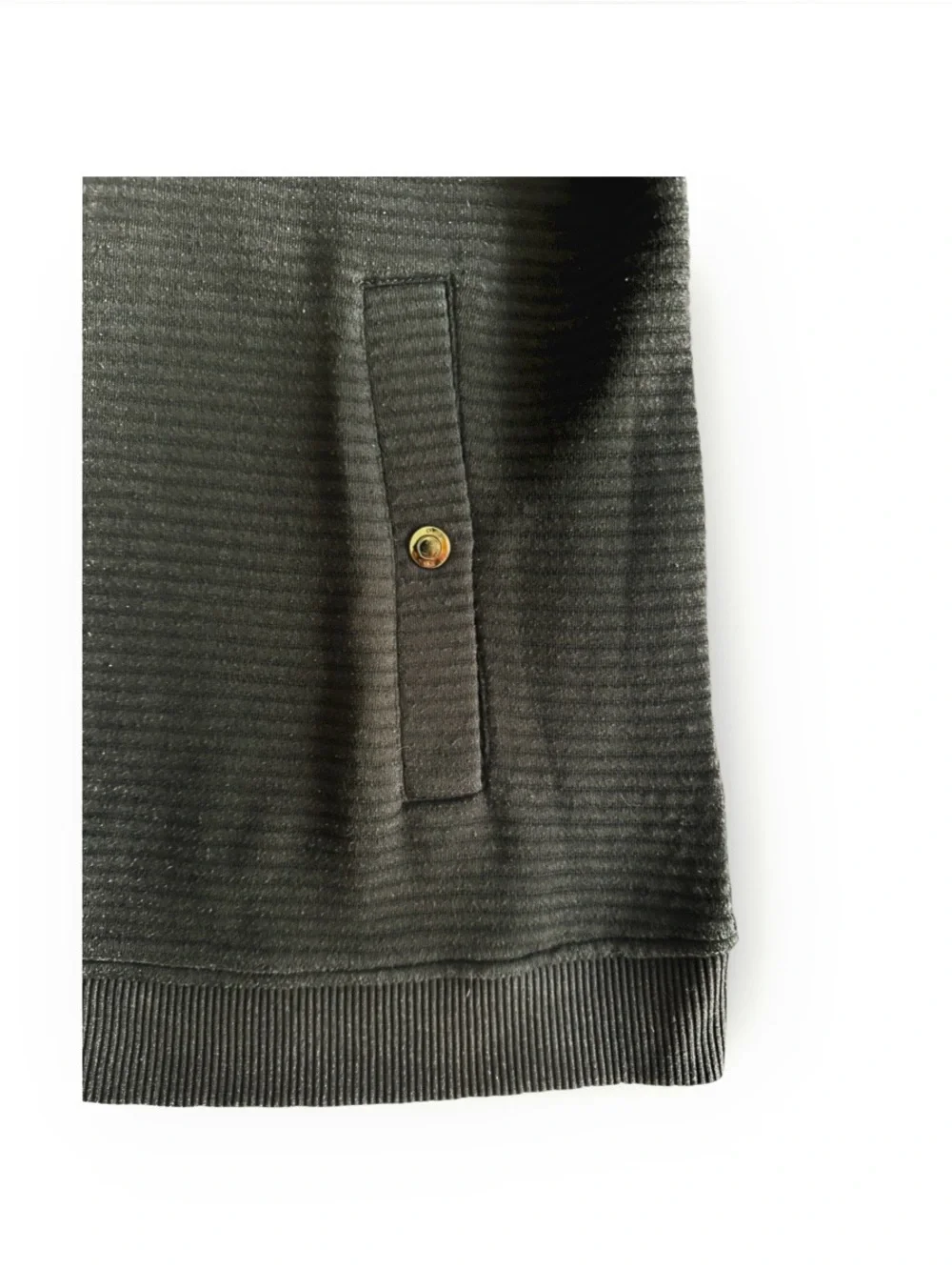 Magaschoni Men's Rubbed Zip Front Jacket
